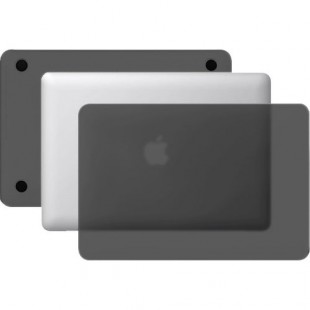 Чехол Lab.C Matt Clear Hard Case для MacBook Pro 13 с и без Touch Bar (USB-C) чёрный матовый оптом