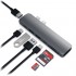 Хаб Satechi Aluminum Type-C Pro Hub Adapter для MacBook Pro (USB-C) серый космос (ST-CMBPM) оптом