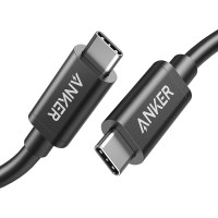 Кабель Anker USB-C to USB-C Thunderbolt 3.0 Cable (0,5 метров) чёрный (A8486011)