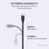 Кабель Aukey Braided Nylon USB to Type-C Cable (2 метра) чёрный (CB-AC2) оптом
