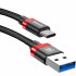 Кабель Baseus Golden Belt Series USB 3.0 to USB Type-C (1 метр) чёрный оптом