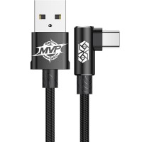 Кабель Baseus MVP Elbow USB-C to USB (2 метра) чёрный