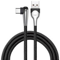 Кабель Baseus Sharp-bird mobile game cable USB to Type-C 3A (1 метр) чёрный (CATMVP-D01)