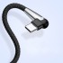 Кабель Baseus Sharp-bird mobile game cable USB to Type-C 3A (1 метр) чёрный (CATMVP-D01) оптом
