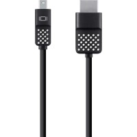 Кабель Belkin Mini DisplayPort to HDMI Cable (1.8 метра) 4K/Ultra HD чёрный (F2CD080bt06)