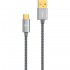 Кабель CSL Primewire USB-C to USB-A Cable (0.5 метра) серый нейлон (CSL302054) оптом