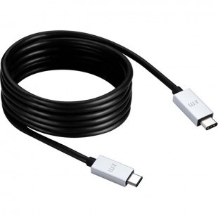 Кабель Just Mobile AluCable USB Type-C to USB Type-C (2 метра) чёрный оптом