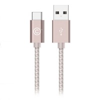 Кабель LAB.C Sync & Charge USB-C Cable A.L (1,2 метра) розовое золото