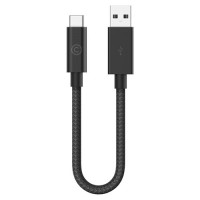 Кабель LAB.C USB-C 3.0 to USB-A (15 сантиметров) чёрный