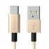 Кабель Satechi Aluminum Type-C USB 3.1 to Type-A USB 2.0 Cable золотой (ST-TCTAG) оптом