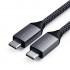Кабель Satechi USB-C / USB-C (2 метра) серый (ST-TCC2M) оптом