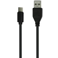 Кабель Smartbuy USB 2.0 - Type-C (1,2 метра) черный (iK-3112 black)/500
