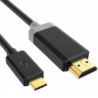 Кабель Syncwire USB-C/HDMI черный (SW-HD148)