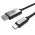 Кабель XtremeMac Type-C to HDMI Cable (1 метр) cерый космос оптом