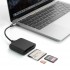 Картридер HyperDrive USB-C Pro Card Reader для UHS-II microSD, SD 4.0, CFast card чёрный (D209) оптом