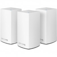 Комплект роутеров Linksys Velop Intelligent Dual-Band Mesh Wi-Fi System (3-pack) белый (AC3900)
