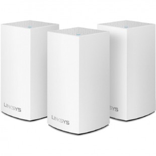 Комплект роутеров Linksys Velop Intelligent Dual-Band Mesh Wi-Fi System (3-pack) белый (AC3900) оптом