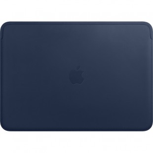 Кожаный чехол Apple Leather Sleeve для MacBook Pro 13 без и с Touch bar (USB-C) тёмно-синий Midnight Blue оптом