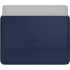 Кожаный чехол Apple Leather Sleeve для MacBook Pro 15 Touch bar (USB-C) тёмно-синий Midnight Blue оптом