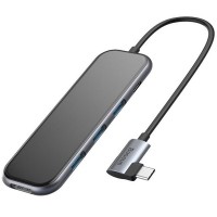 Мульти хаб Baseus Multi-functional HUB USB-C to HDMI / 3xUSB 3.0 / PD тёмно-серый (CAHUB-BZ0G)