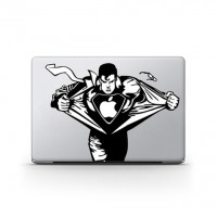 Наклейка на корпус Apple Sticker для MacBook 13" Супермен
