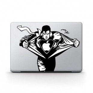 Наклейка на корпус Apple Sticker для MacBook 15 Супермен оптом