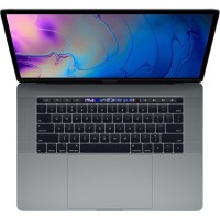 Ноутбук Apple MacBook Pro 15" Touch Bar (2018) Touch ID, Intel Core i7 2.2 ГГц, DDR4 16 Гб, Radeon Pro 555X, SSD 256 Гб (MR932) серый космос