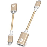 Переходник ADAM elements CASA F13 USB Type-C to USB (Female) золотой