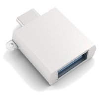 Переходник Satechi USB-C to USB 3.0 серебристый (ST-TCUAS)
