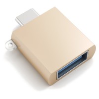 Переходник Satechi USB-C to USB 3.0 золотой (ST-TCUAG)