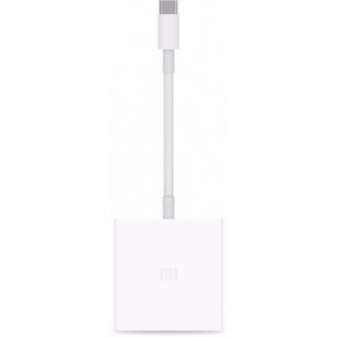 Переходник Xiaomi Type-C — USB HDMI OTG Adapter белый оптом