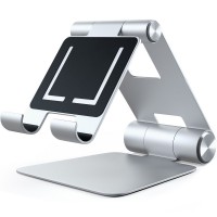 Подставка Satechi R1 Aluminum Hinge Holder Foldable Stand для iPad серебристая (ST-R1)