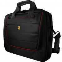 Сумка Ferrari Pit Stop Collection New Scuderia для MacBook 15" чёрная (FECB15BK)