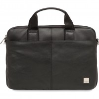 Сумка Knomo Stanford Leather Briefcase для MacBook 13" чёрная