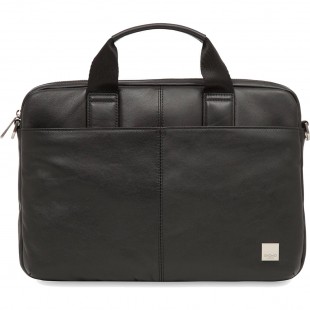 Сумка Knomo Stanford Leather Briefcase для MacBook 13 чёрная оптом