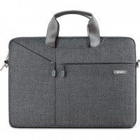 Сумка WiWu City Commuter Bag для ноутбуков 15.4" серая (GM4229MB15.4)