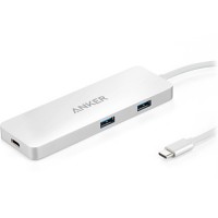 USB-хаб Anker Premium USB-C Hub HDMI and Power Delivery (A8342H41) серебристый