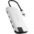 USB-хаб HyperDrive SLIM 8-in-1 USB-C Hub серебристый (HD247B-SILVER) оптом