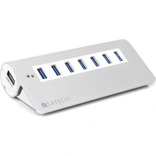 USB-хаб Satechi 7 Port USB 3.0 Premium Aluminum Hub (белая отделка) оптом