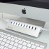 USB-хаб Satechi 7 USB 3.0 + 3 Charging Ports Premium Aluminum Hub (белая отделка) оптом