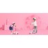 Детский самокат Xiaomi Rice Rabbit Scooter (Pink) оптом