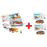 Набор Перворобот и два ресурсных набора WeDo Lego Education WeDo 9580 и 2x9585 (Multicolor)