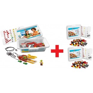 Набор Перворобот и два ресурсных набора WeDo Lego Education WeDo 9580 и 2x9585 (Multicolor) оптом