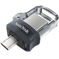 Флешка Sandisk Ultra Dual micro-USB / USB 128 Гб (SDDD3-128G-G46)