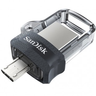 Флешка Sandisk Ultra Dual micro-USB / USB 128 Гб (SDDD3-128G-G46) оптом