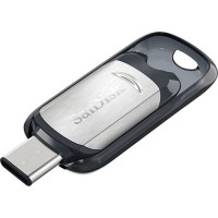 Флешка SanDisk Ultra Type-C 64 Гб серебристая