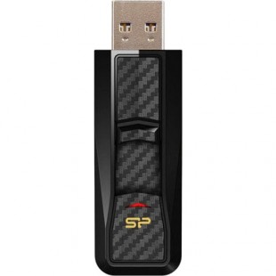 Флешка Silicon Power Blaze B50 USB 3.0 16 Гб чёрный карбон оптом