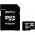 Карта памяти Silicon Power MicroSDHC 32 Гб Class 10 + SD адаптер оптом