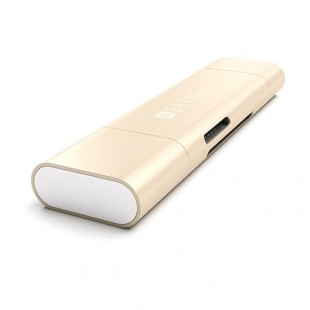 Картридер Satechi Aluminum Type-C USB 3.0 and Micro/SD Card Reader золотистый (ST-TCCRAG) оптом