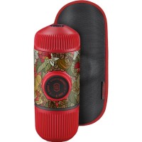 Портативная кофемашина Wacaco Nanopresso Limited Edition Red Tattoo Jungle красная